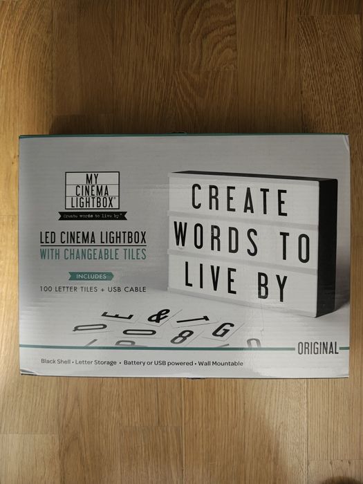 Tablica Kino RETRO Podświetlana