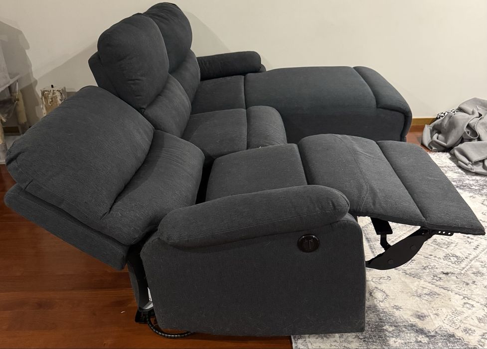 Sofá Longchaise Relax Eléctrico c/ Novo