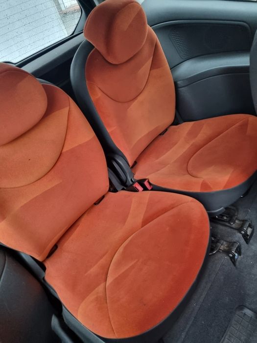 Fotele Citroen C2 kanapy wnętrze pomarańczowe  vts vtr exyb 1.1 1.4