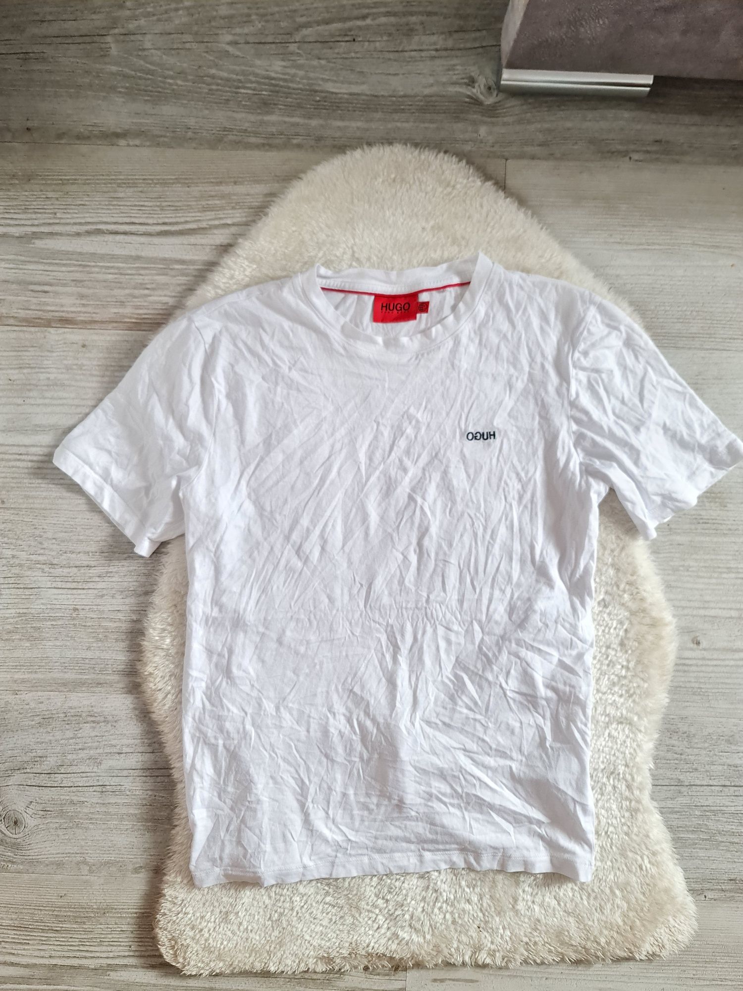 Koszulka T-Shirt Hugo Hugo Boss Biała Rozmiar S