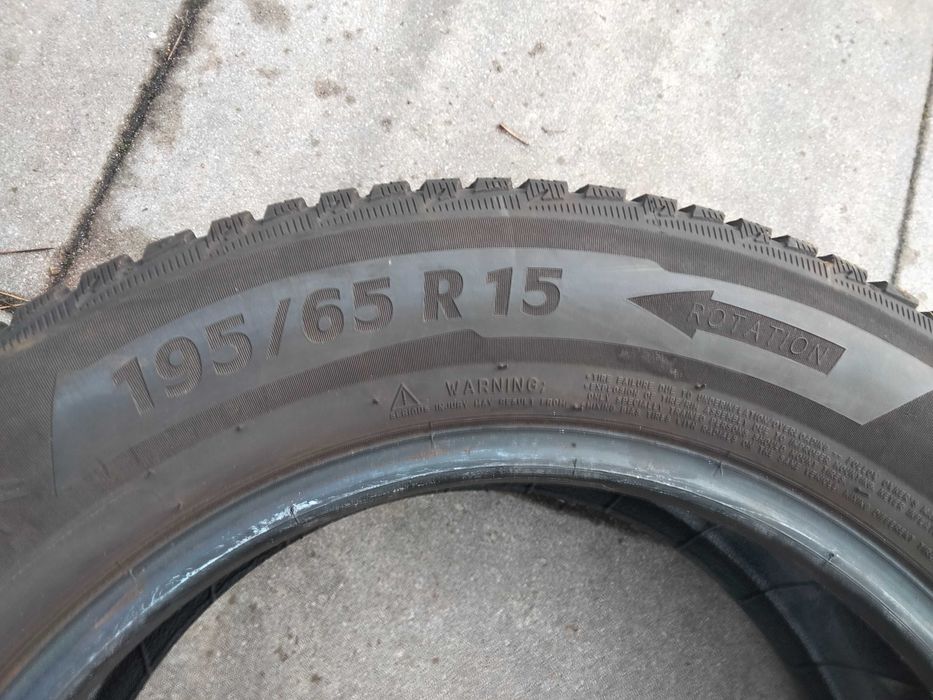 4 x opony zimowe 195/65/R15 MICHELIN ALPIN 5 7,5mm idealne