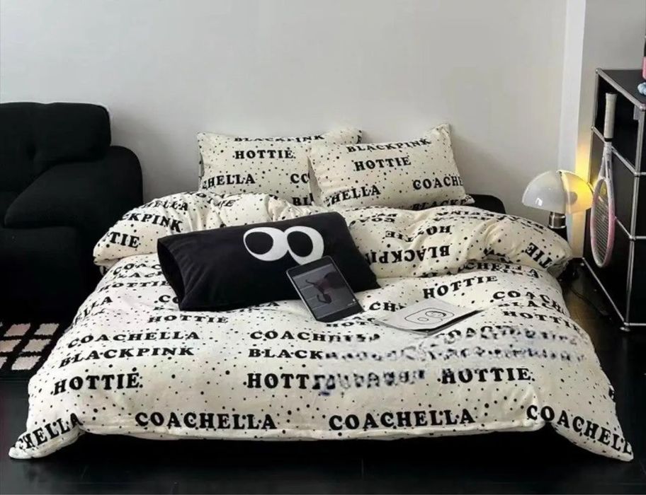 Велюрова поствльна білизна Colorful home