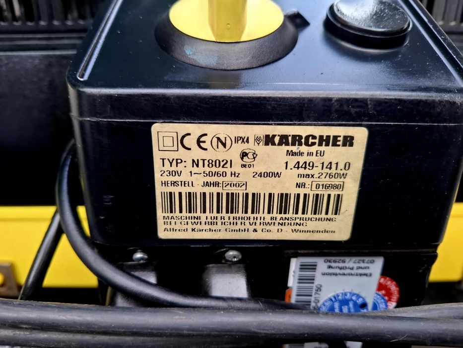 Karcher Nt 802 L z dwoma silnikami super stan Radom