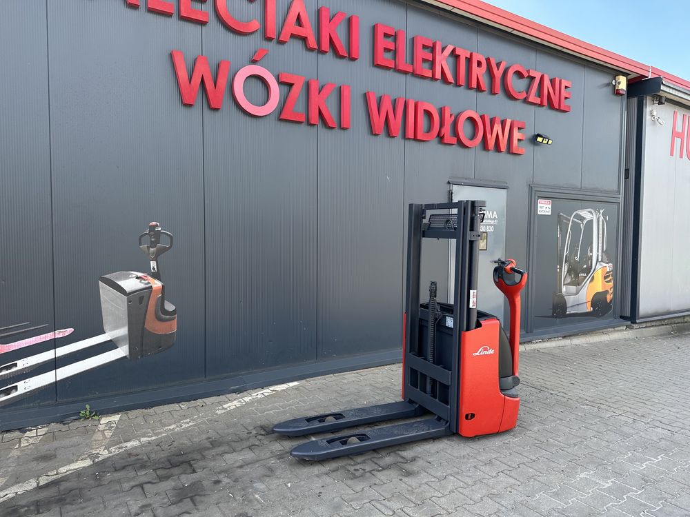 Paleciak elektryczny Linde 2017 r 250 cm 1000 kg Jak Nowy