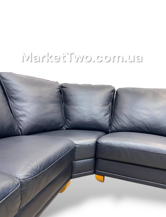 Кожаный, шкіряний кутовий диван Schröno ручна робота (070705)