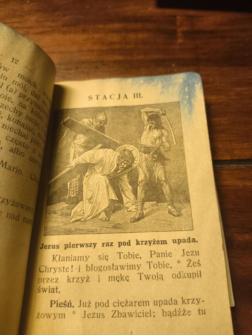 Modlitewnik droga krzyżowa gorzkie żale imprimatur 1900