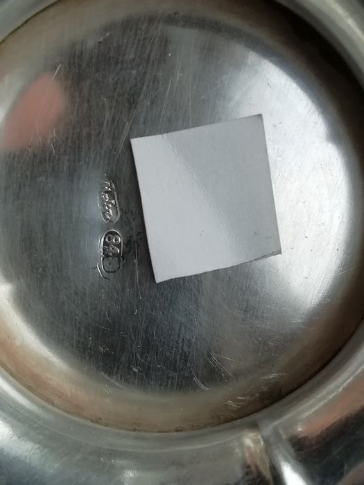 Cukiernica srebrna w dobrym stanie