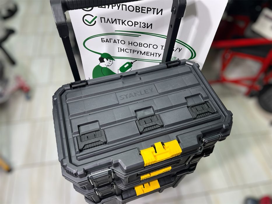 Модульный ящик на колесах Тележка Stanley QUICKLINK 3-в-1