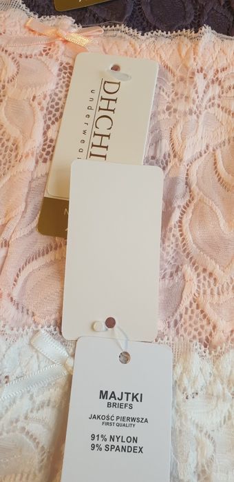3×Damskie majtki figi z wyższym stanem 2 XL