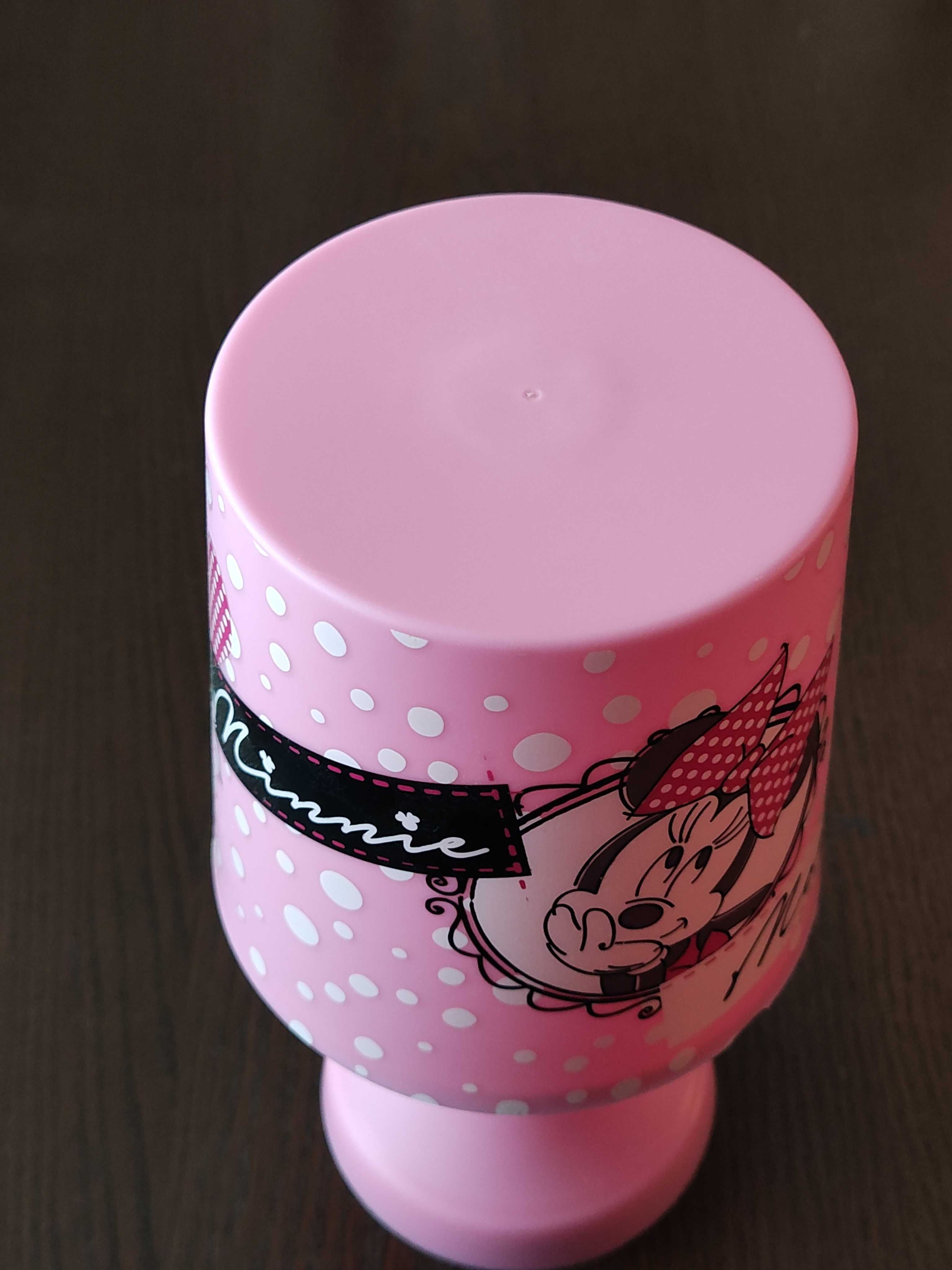 Lampka różowa dla dziecka, nocna z motywem Minnie Mouse (Disney)