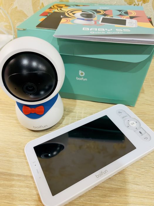 Видеоняня Boifun Baby 5s МОНИТОР 5" + Wi-fi подключение к телефону