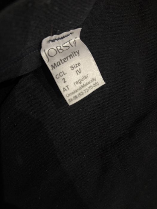 Rajstopy ciążowe ccl2 kompresyjne przeciwżylakowe Jobst L/XL czarne