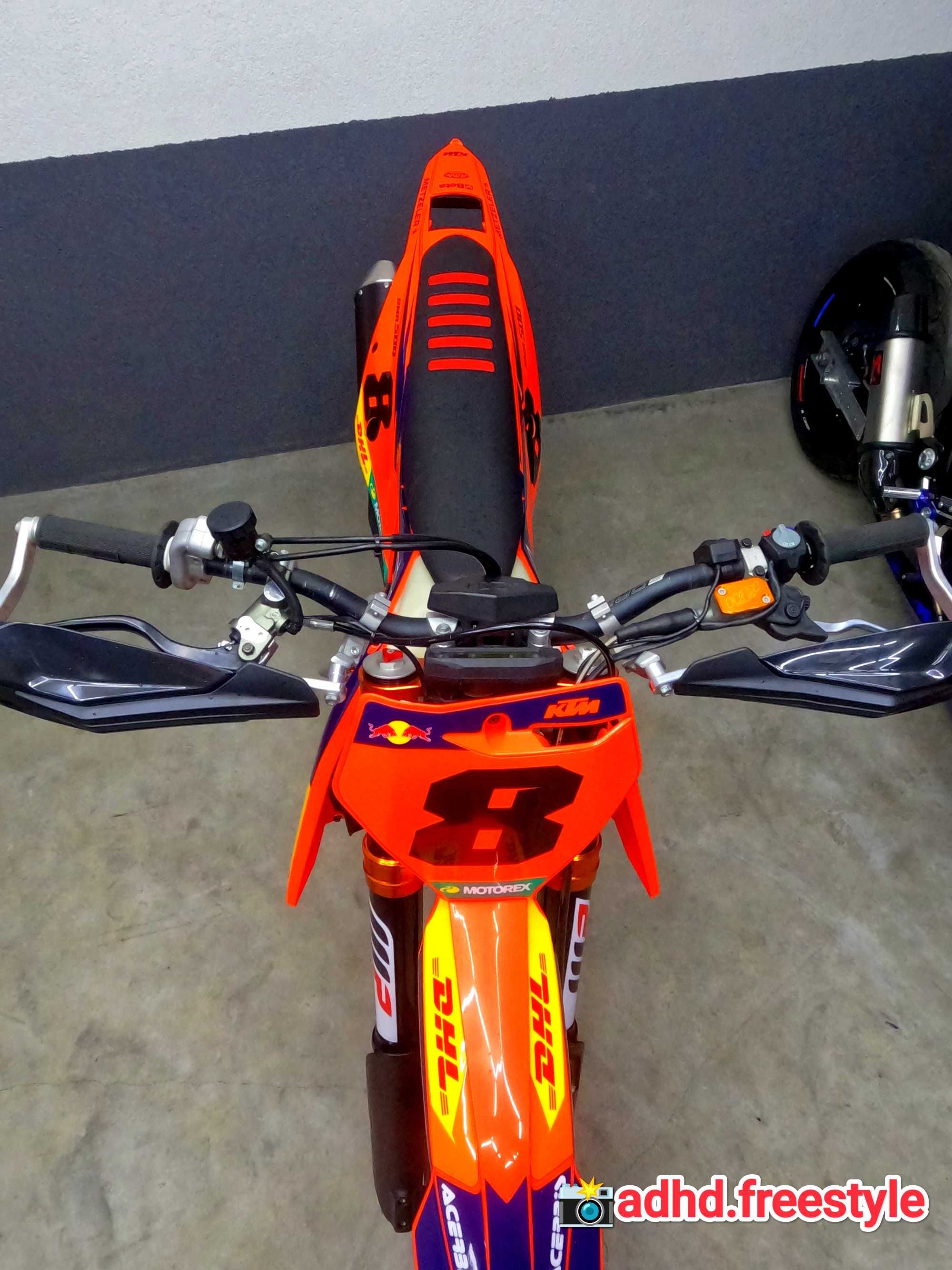 KTM exc 500 six days supermoto 450 enduro stunt tor zamiana 350