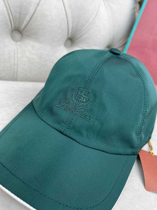Зеленая кепка Loro Piana кепка с вышивкой Лоро Пиана gu605