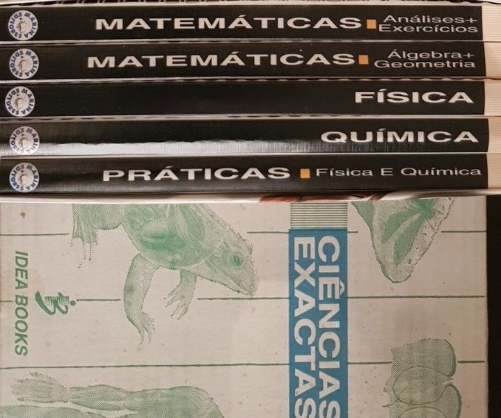 Ciências Exactas - 5 tomos novos na caixa original