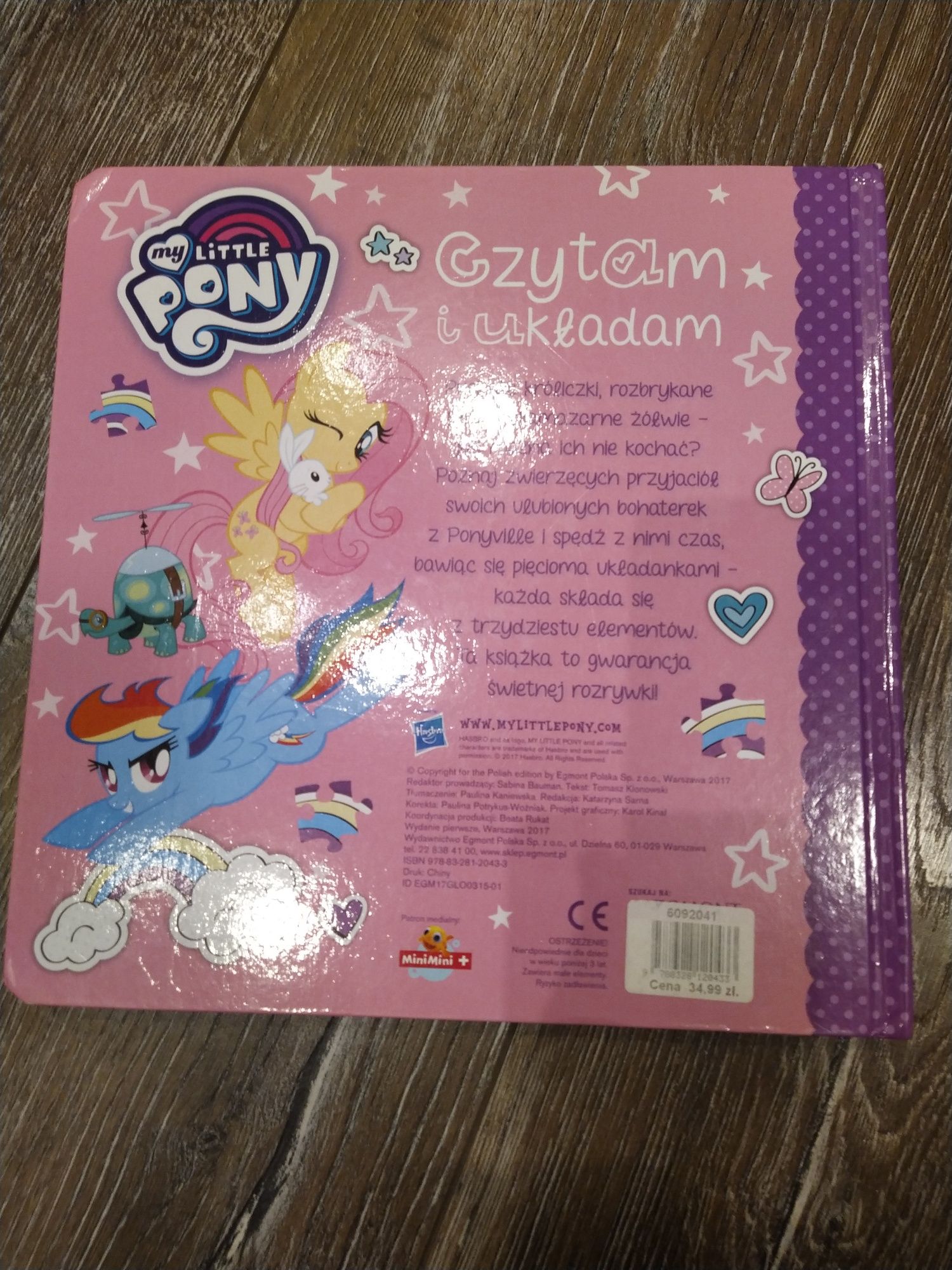 My Little Pony Czytam i układam, Książka i puzzle w 1