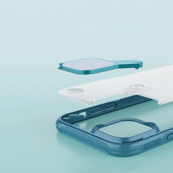 Etui Nillkin Cyclops - Dla iPhone 13 Pro Max - Wytrzymałe, Niebieskie