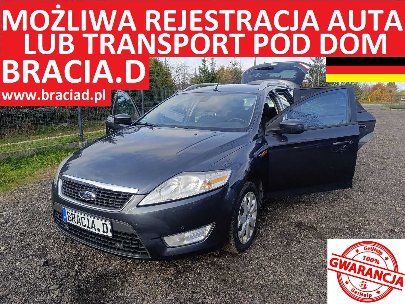 Mondeo 1,6 Benzyna 2008r NOWY KPL. ROZRZĄD KLIMA z Niemiec 100% Opłat