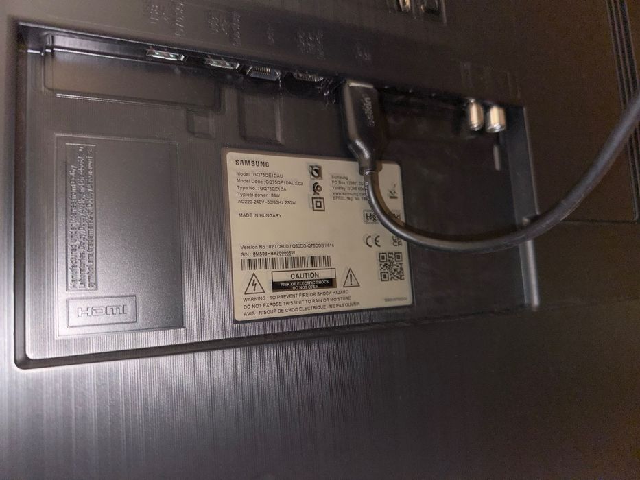 TV Samsung 75 QLED QE1D Tizen OS