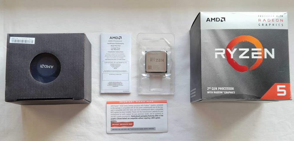 AMD Ryzen 5 3400G 4 x 3,7 GHz Radeon RX Vega 11 procesor AM4