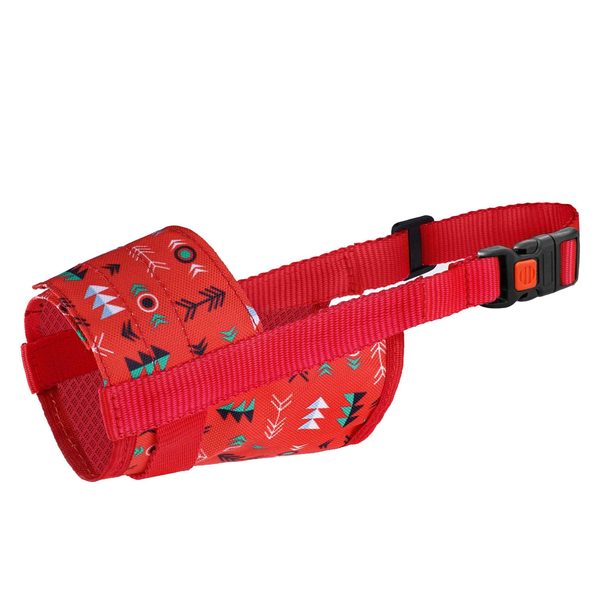 Regulowany, miękki, oddychający, nylonowy kaganiec L/XL