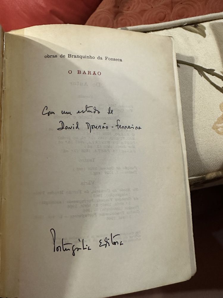 Lote de livros de branquinho da Fonseca