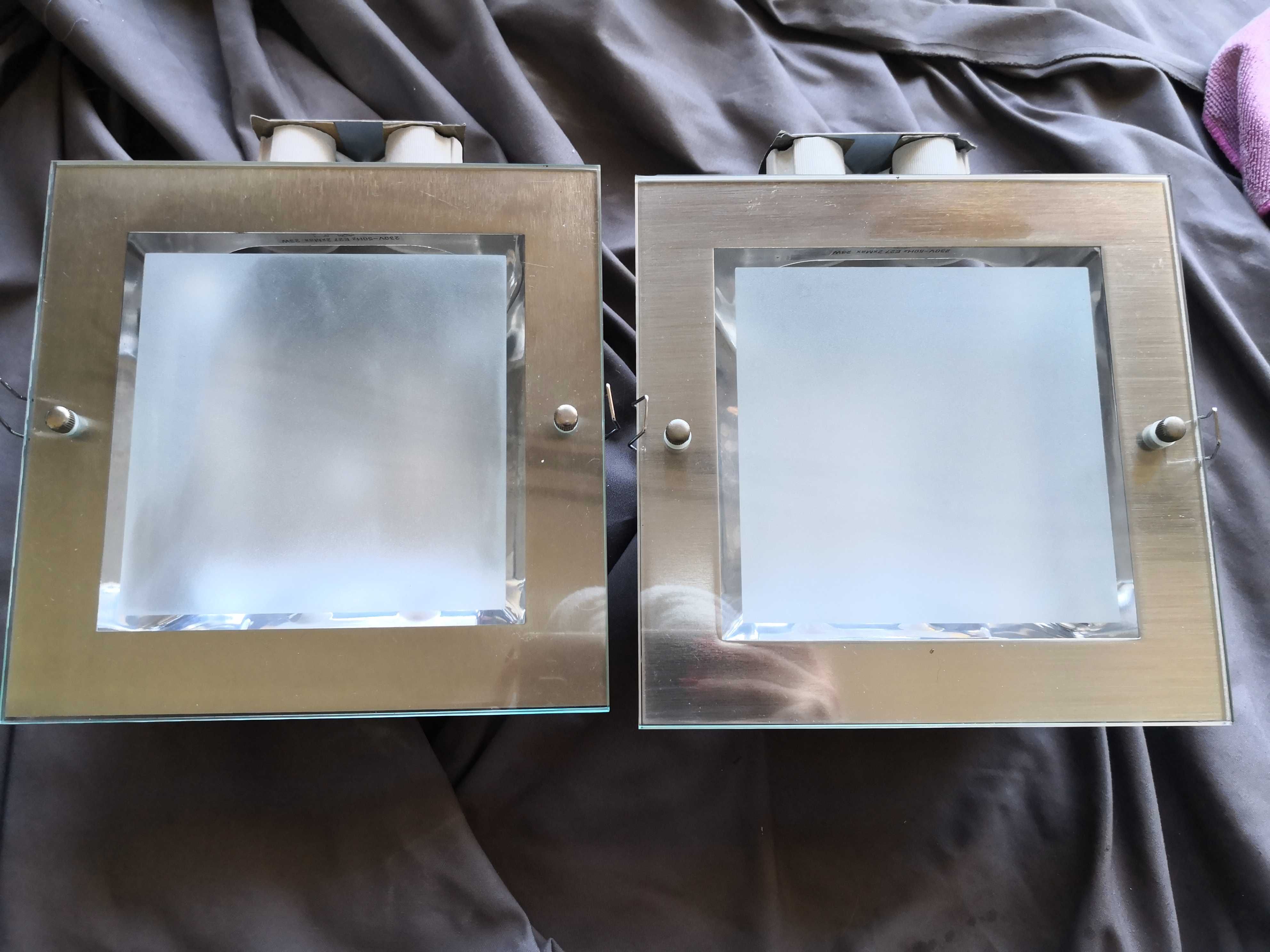 Vendo 2 Focos encastráveis cromados COMO NOVOS