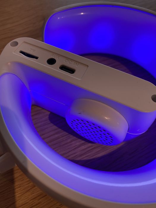 Carregador wireless Despertador relogio bluetooth musica mp3 player