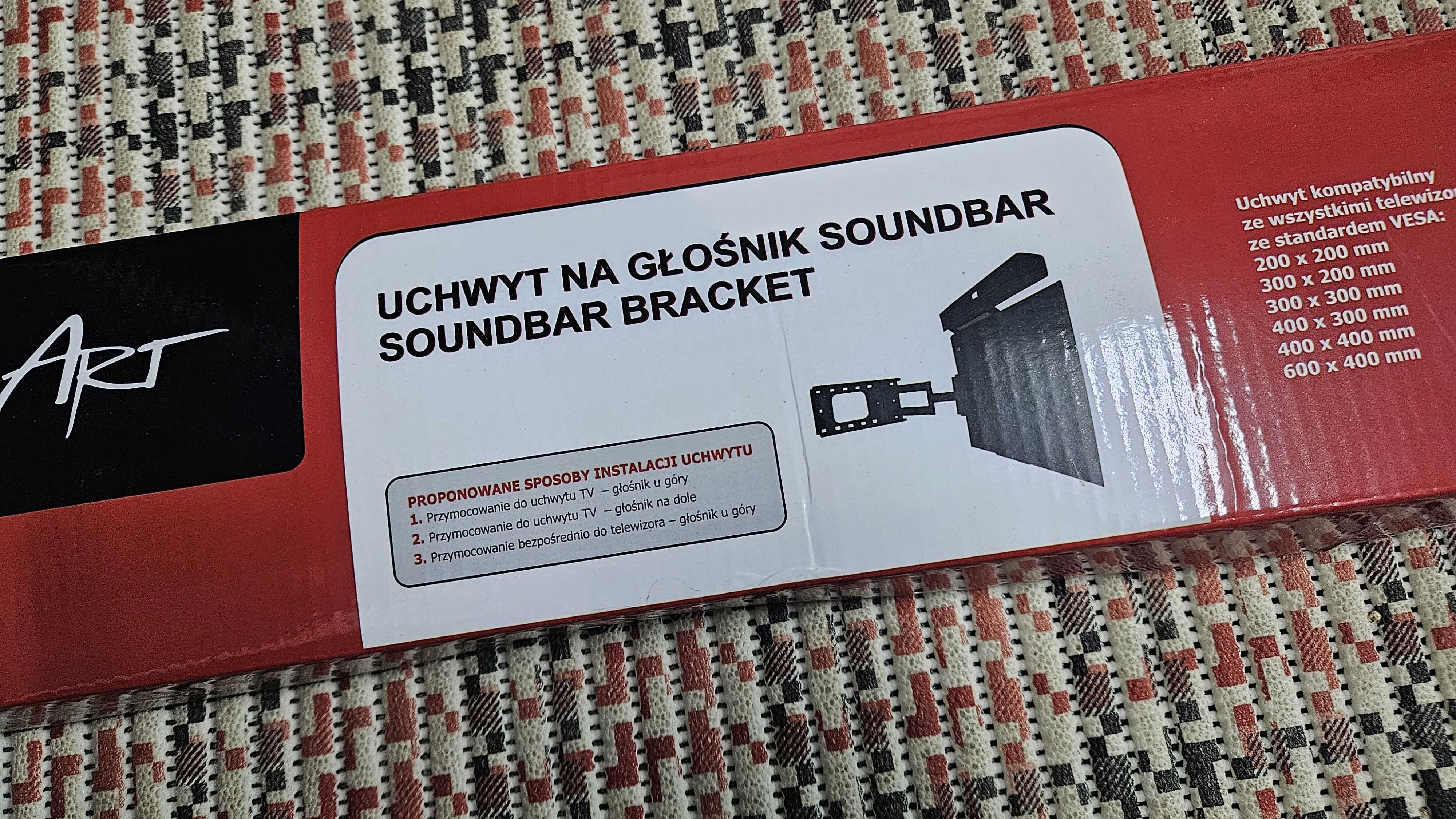 Uniwersalny Uchwyt Mocowanie na głośnik typu soundbar ART G-03 do TV
