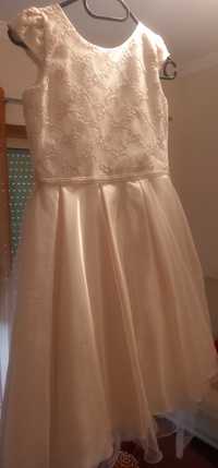 Vestido de comunhão/cerimónia para menina