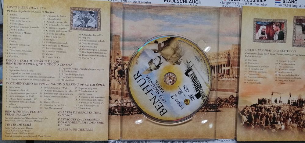 Ben Hur William Wyler ( 4 dvds Ed. Especial 50 aniversario) RARIDADE
