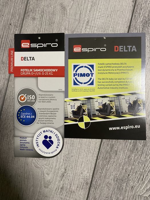 Автокресло Espiro Delta