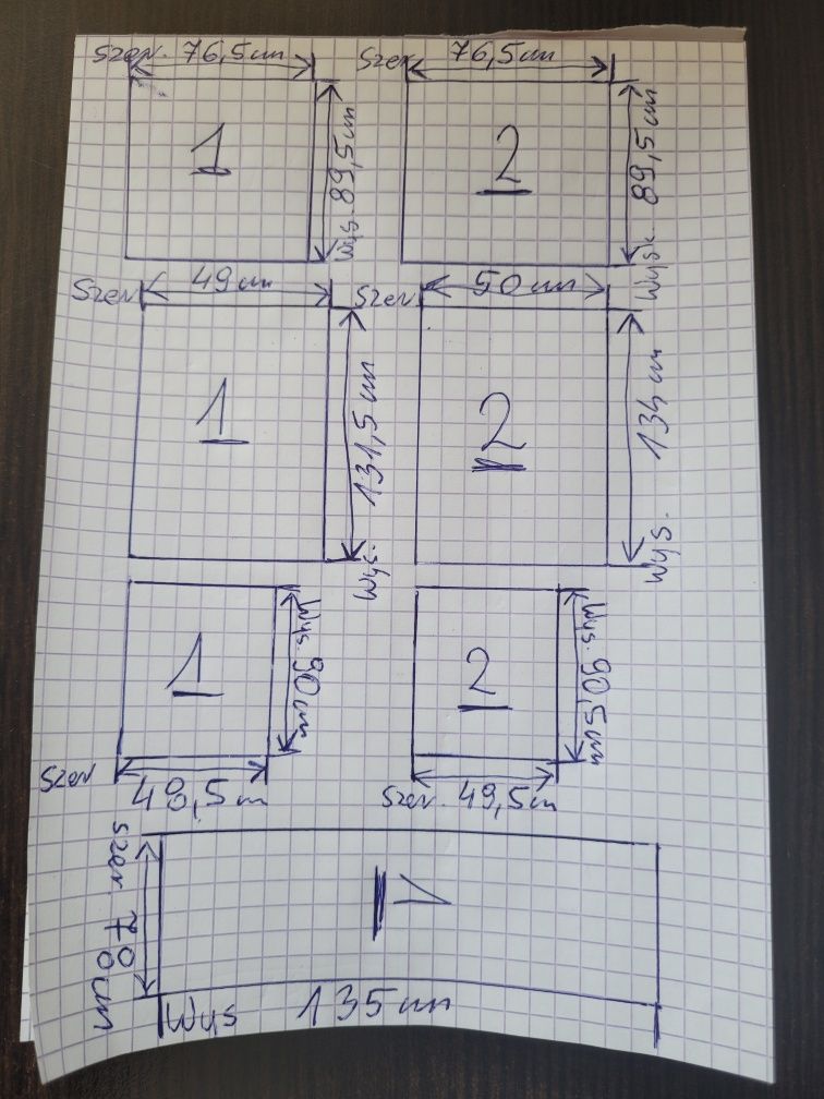 Moskitery na okna używane w bardzo dobrym stanie