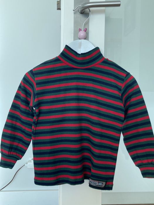 T-shirt de manga comprida e meia gola, 24 meses