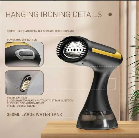 Ferro Vapor Vertical Hand Steamer 300 black (Garment steamer - Black)