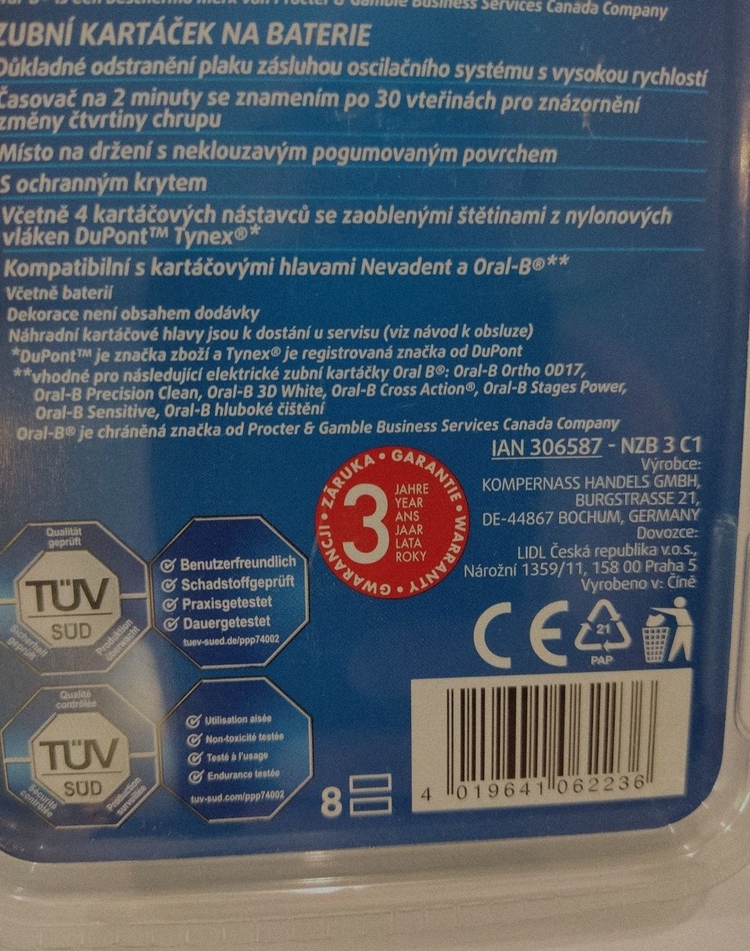 Німеччина Oral-B зубна електрощітка зубная электроника электрическая