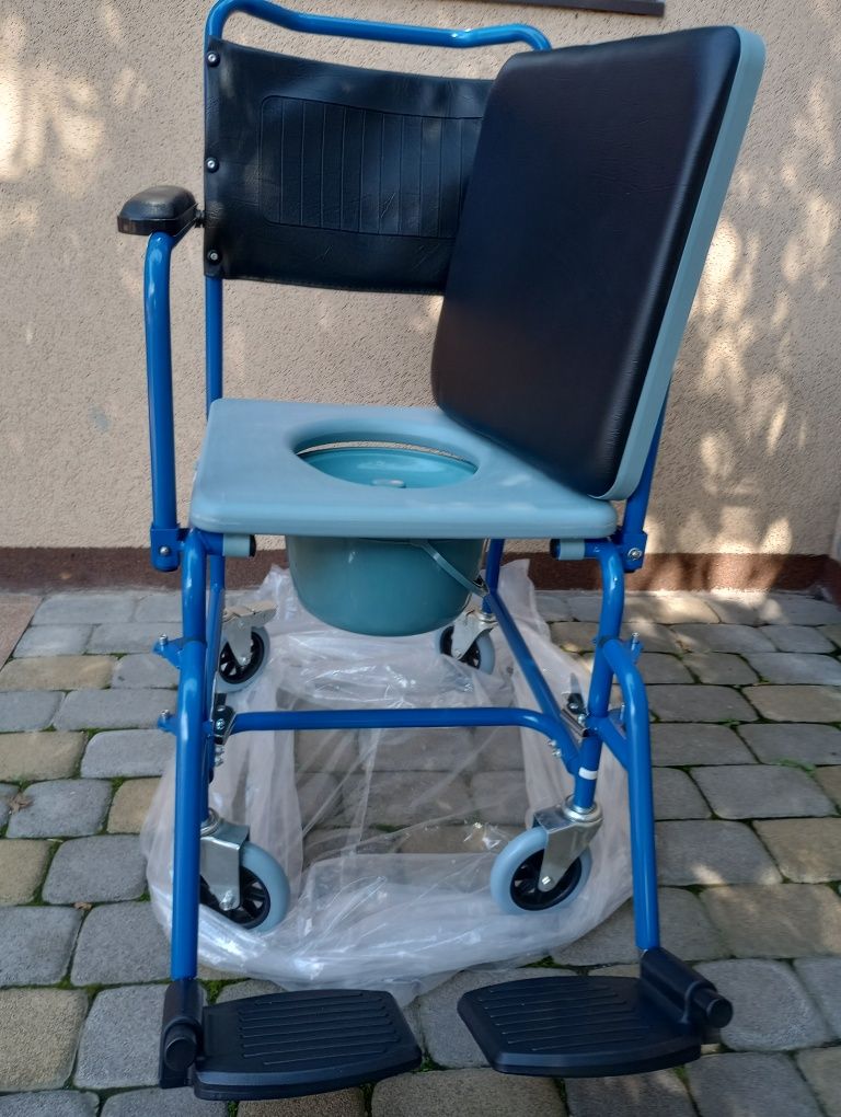 Багатофунціональна коляска, стілець-туалет на колесах