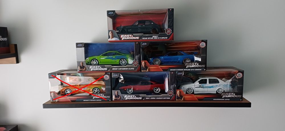 Samochody z serii Szybcy i wściekli. Jada Toys 1:24. 52 sztuki.