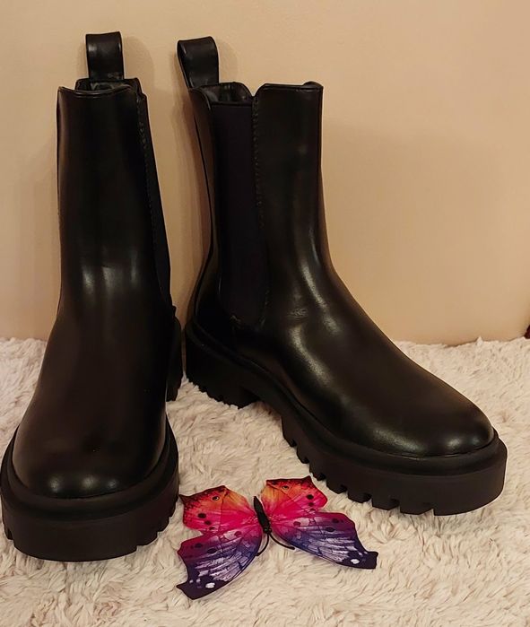 Женские зимние Челси полусапожки сапоги размер 38-39