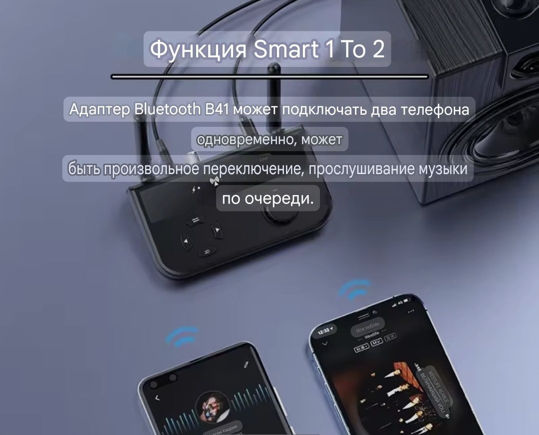 Аудіо приймач Bluetooth 5.3, ресивер, приемник aux, оптика, коаксиал