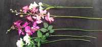 Искусственные цветы (роза, орхидея, фрезия)