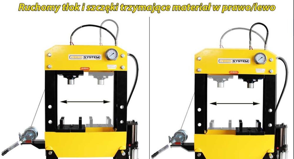 Prasa Hydrauliczna 40ton model powystawowy z ruchomym tłokiem
