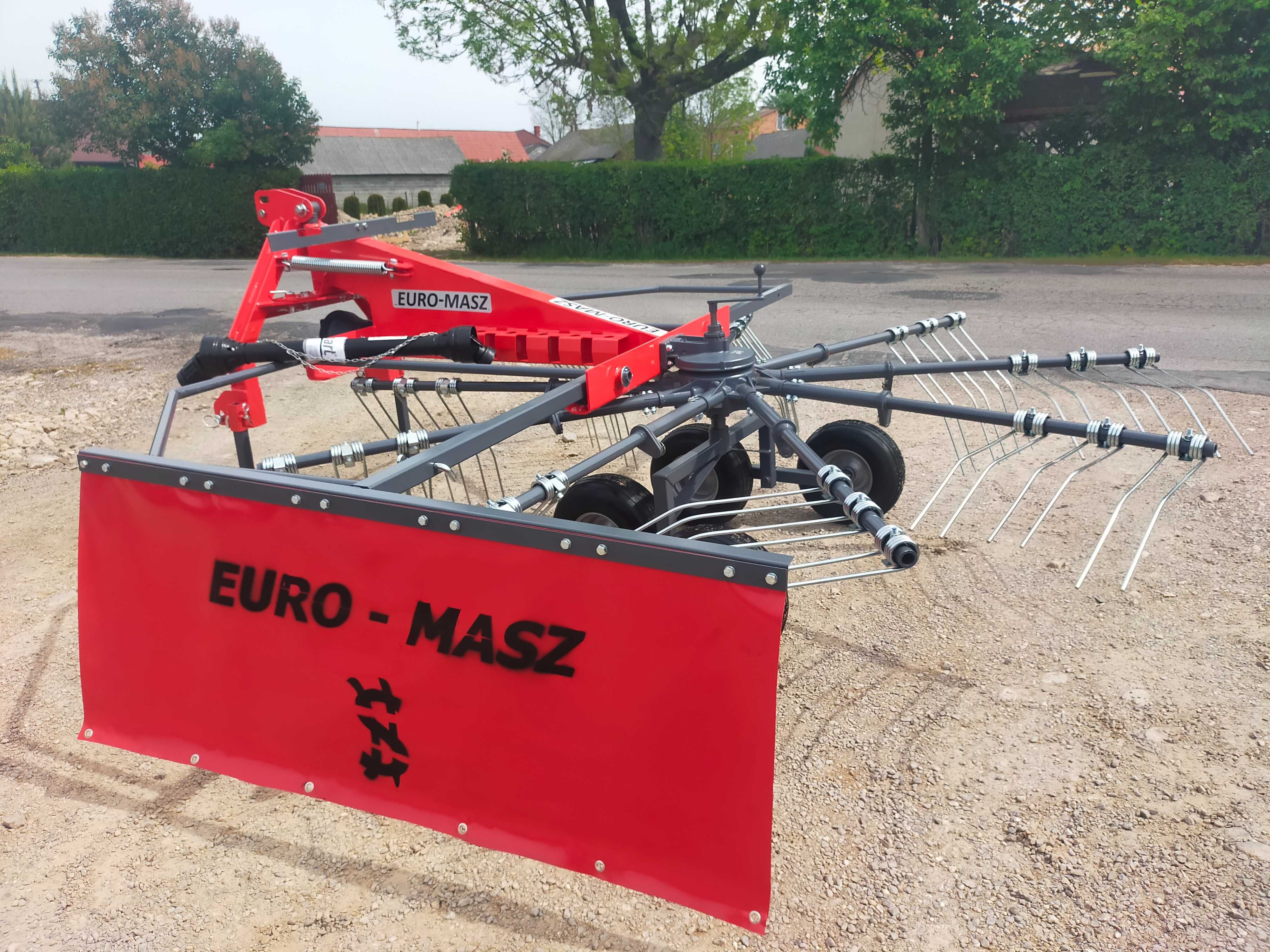 ZGRABIARKA karuzelowa *tandem *3,5m *wom *szerokie koła EURO-MASZ !!