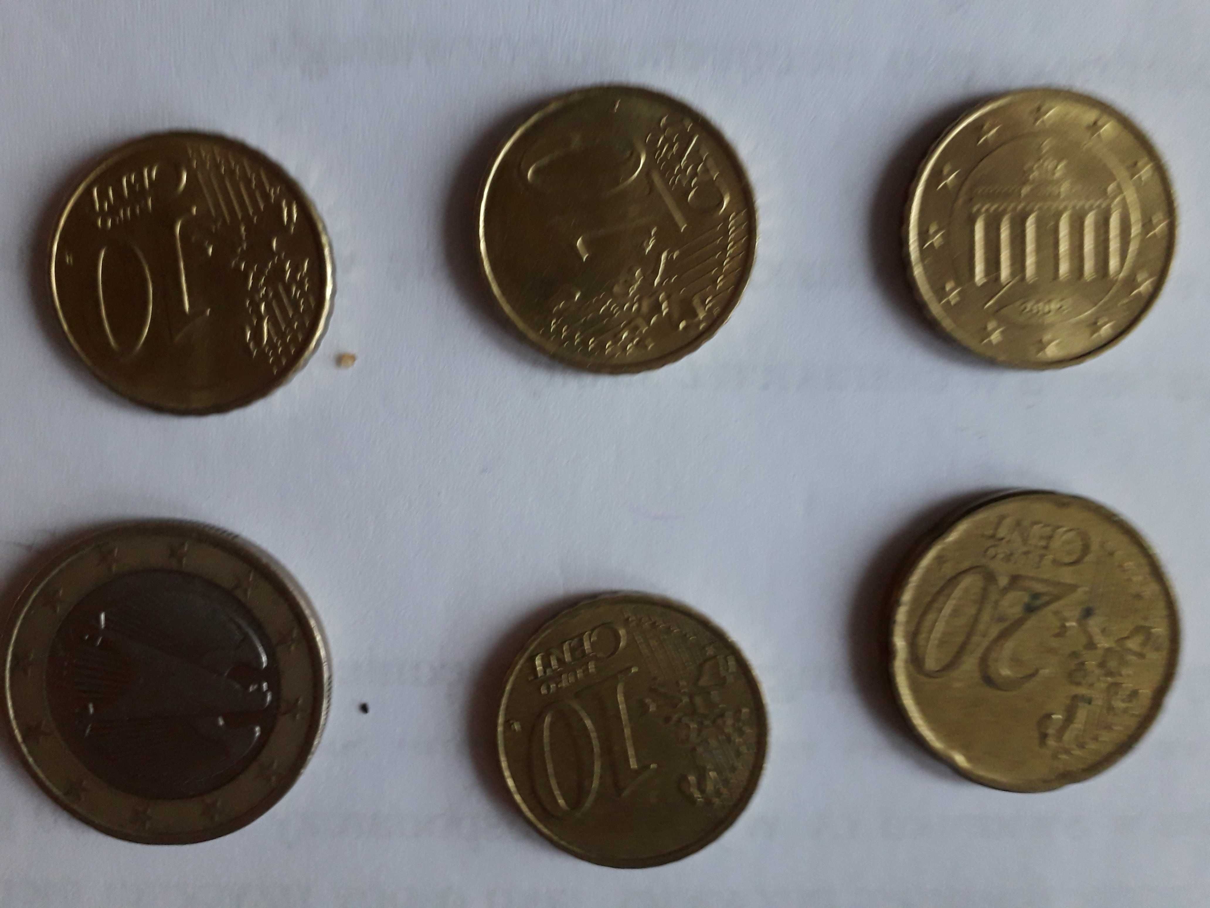 monety 4x 10 euro cent