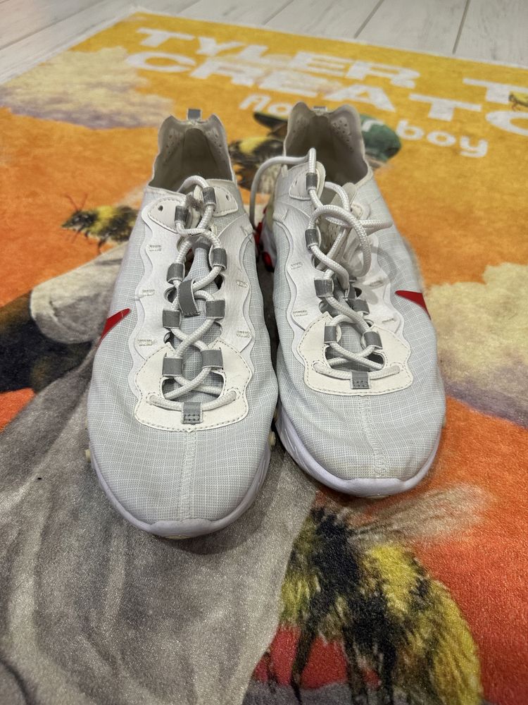 Кросівки спортивні Nike React Element 55 “White University Red”