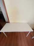 Mesa Branca Secretária Ikea 140x60x73 cm