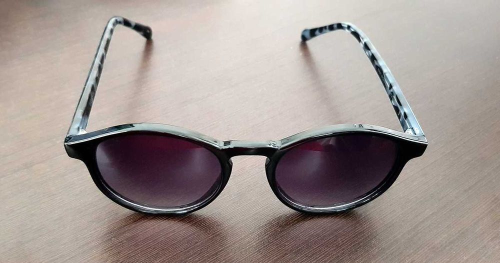 Óculos de sol FOSSIL armação de massa lentes cinza degradé