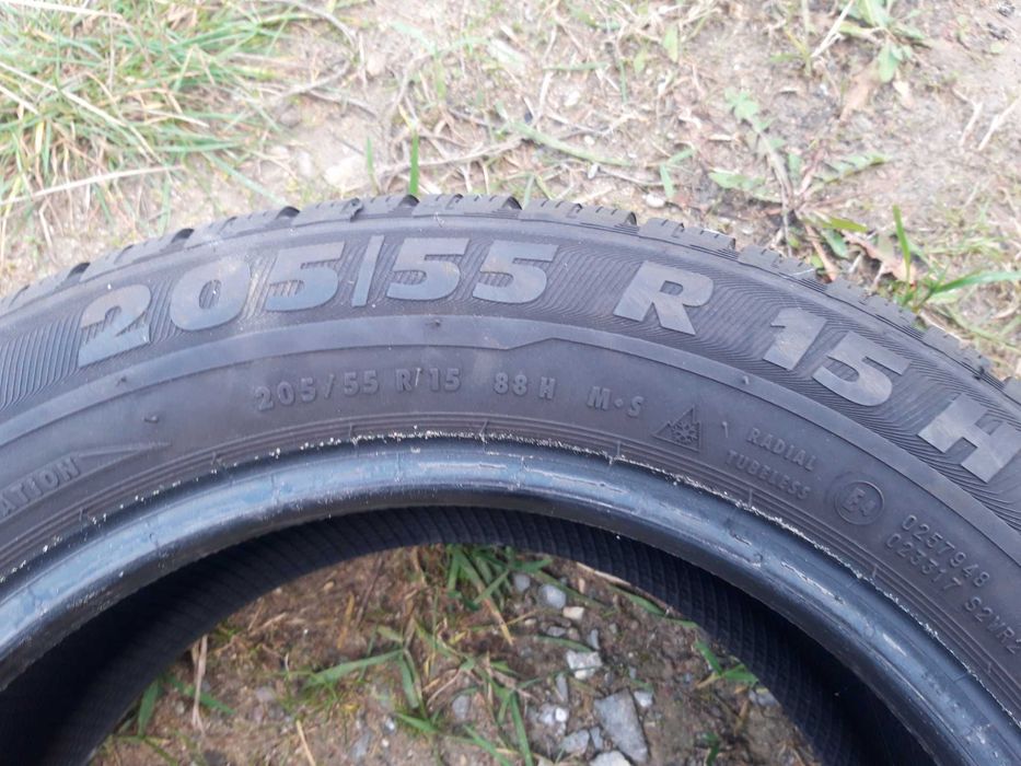 4 opony zimowe SEMPERIT 205/55/15 w super stanie