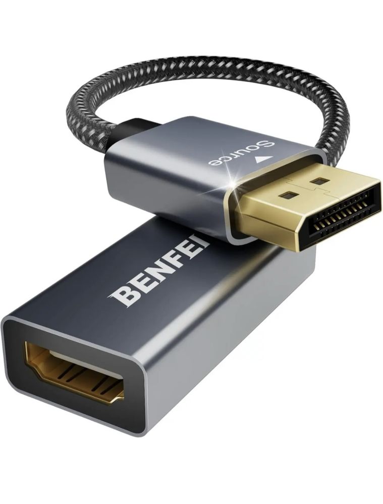 Перехідник DisplayPort (DP) на HDMI BENFEI (новий)