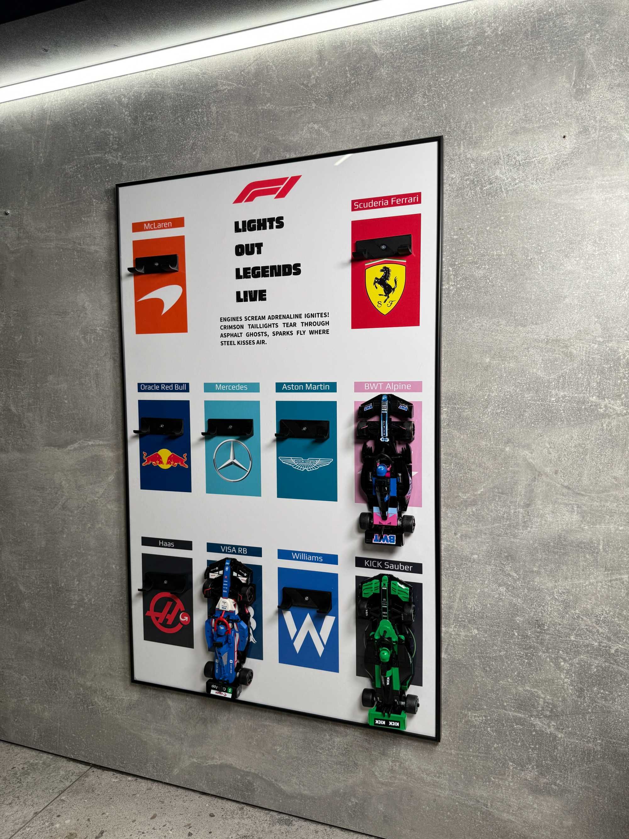 АРТ Тримач 80x50 для Конструкторів LEGO Speed ​​Champions F1 - Type-С